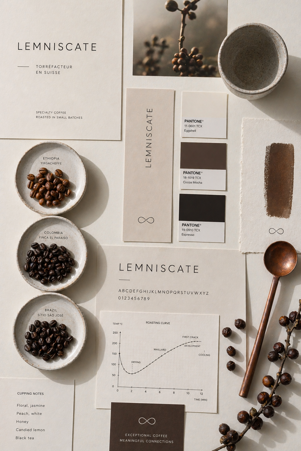 Café Lemniscate — moodboard café