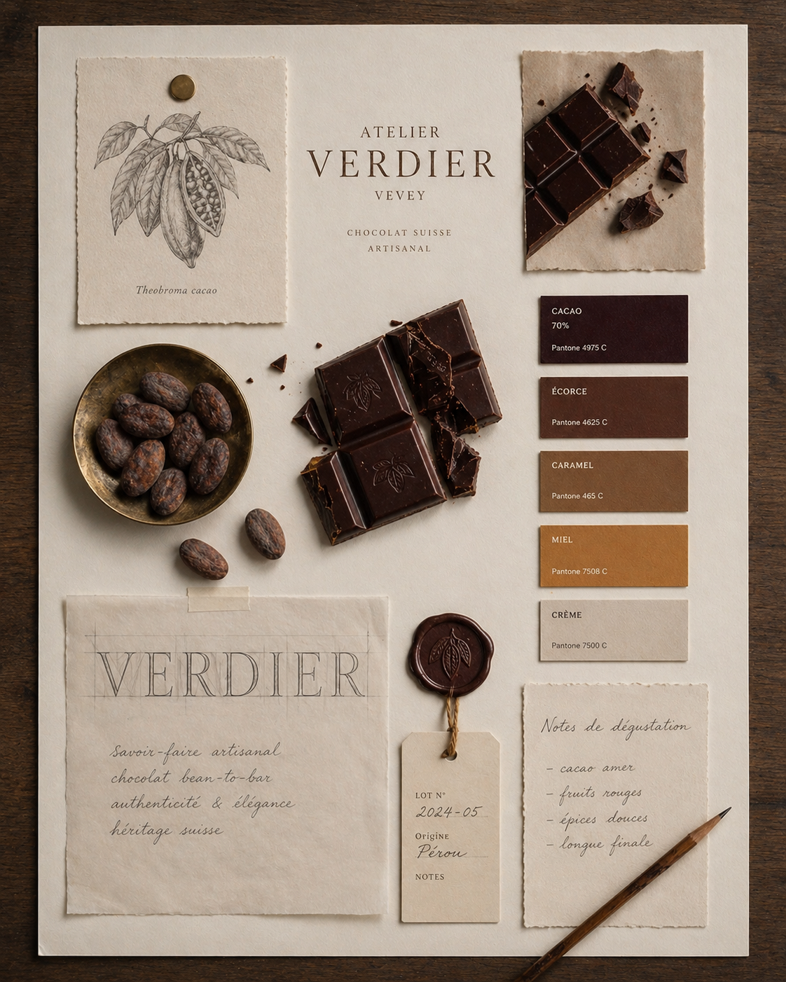 Atelier Verdier — moodboard cacao